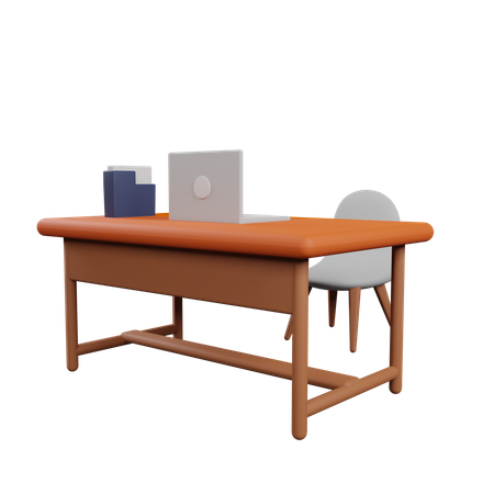 Espaço de trabalho do CEO  3D Icon