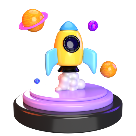 Mundo espacial vr  3D Icon