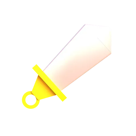Icono 3 D De Juguete De Espada Adecuado Para El Diseno De Juguetes Y Ninos 3D Icon