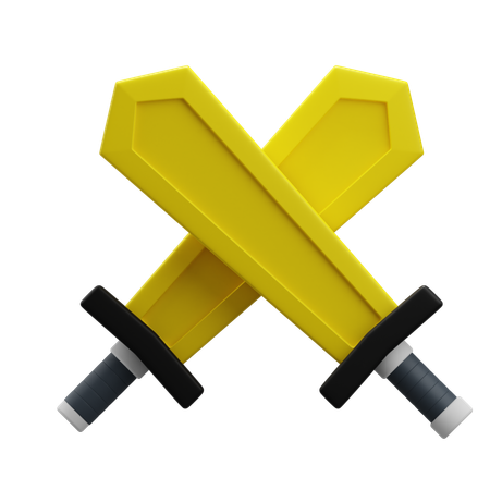 Espada de luta  3D Icon