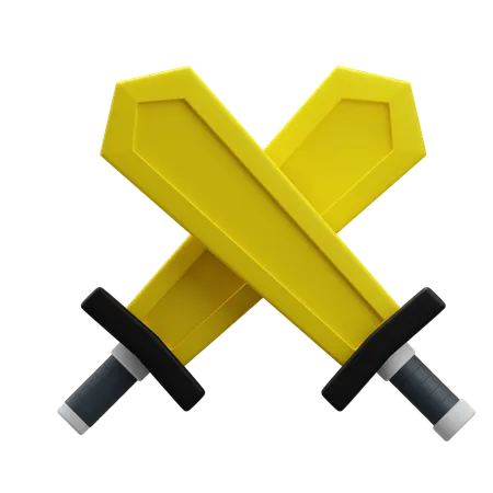 Espada de luta  3D Icon