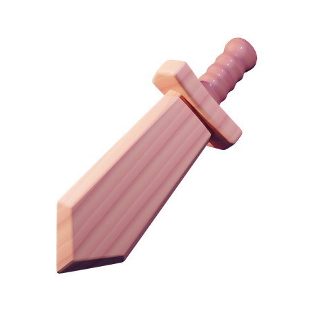 Espada de madera  3D Icon
