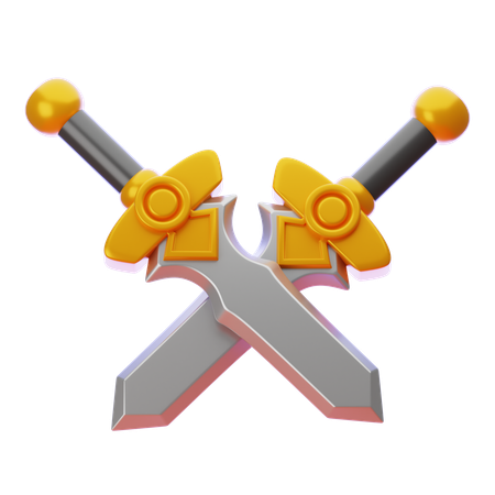 Espada doble  3D Icon