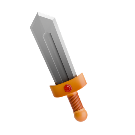 Espada de guerreiro  3D Icon