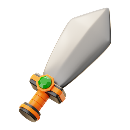 Espada de guerreiro  3D Icon