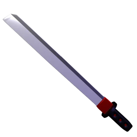 Espada katana  3D Illustration