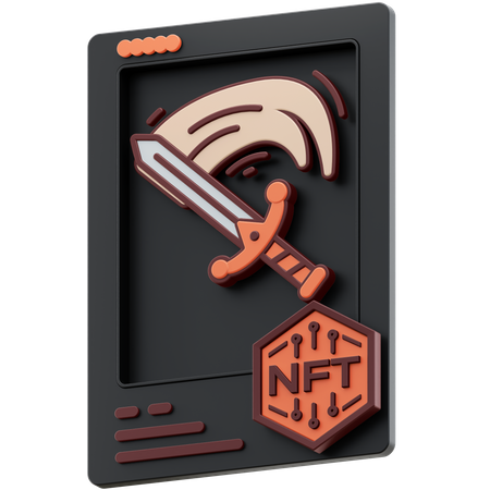 Espada nft legendaria  3D Icon