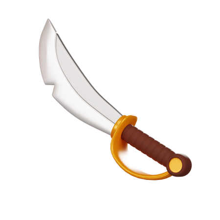 Espada de piratas  3D Icon