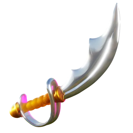 Espada de piratas  3D Icon