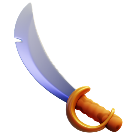 Espada pirata  3D Icon