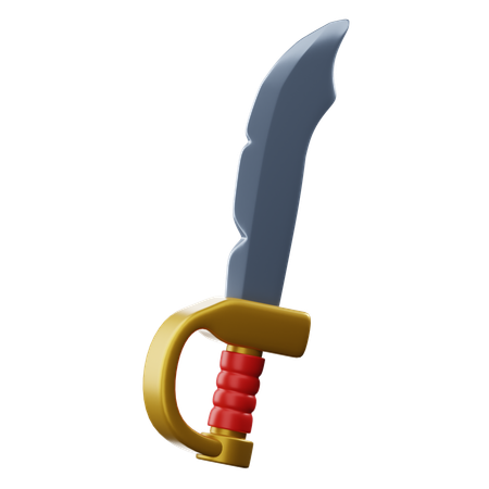 Espada de piratas  3D Icon