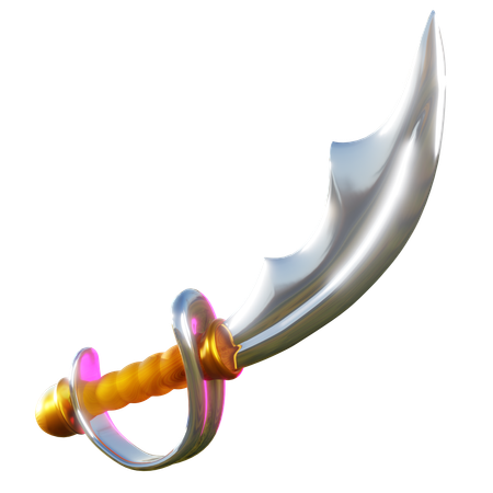 Espada de piratas  3D Icon