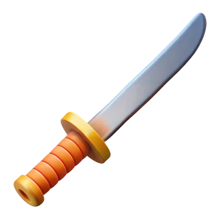 Espada samurai  3D Icon