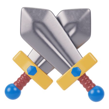 Espadas  3D Icon