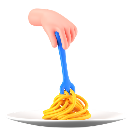 Espaguete  3D Icon