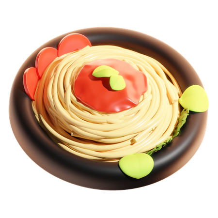 Espaguete  3D Icon