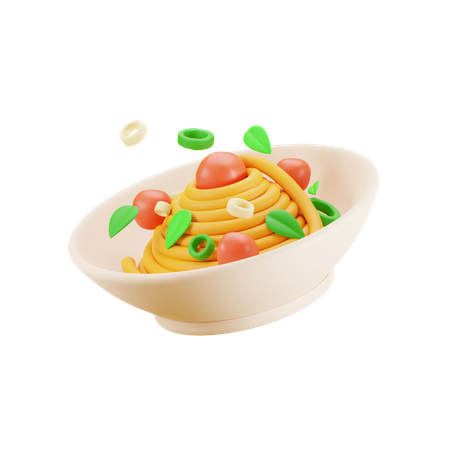 Espaguetis  3D Icon
