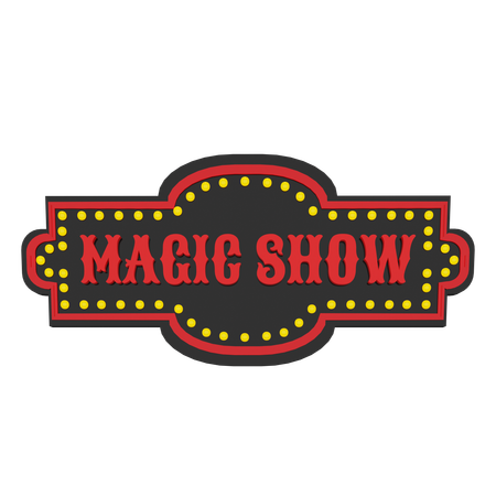 Show de magia  3D Icon