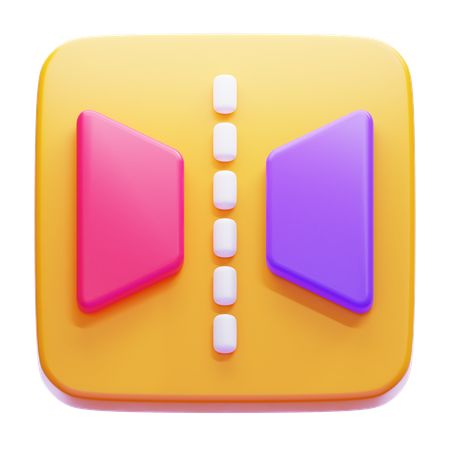 Espelho  3D Icon