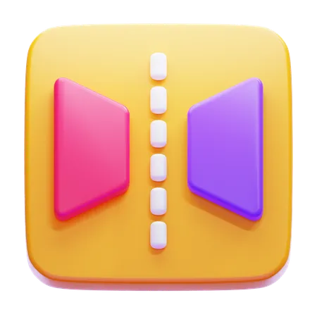 Espelho  3D Icon