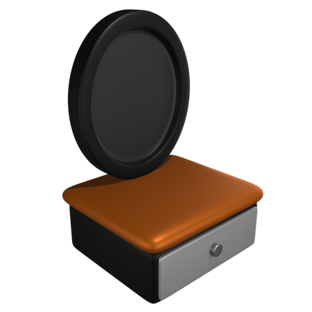 Espelho  3D Icon