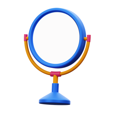 Espelho de mão  3D Illustration