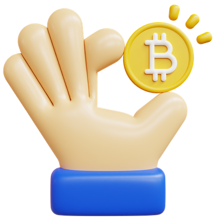 Segure bitcoin  3D Icon