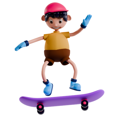 Espetáculo de skate  3D Icon
