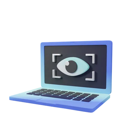 Espião de computador  3D Icon