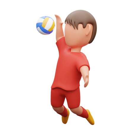 Pico de voleibol  3D Icon