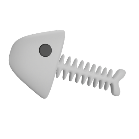 Espina de pescado  3D Icon