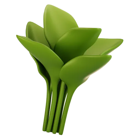 Espinaca  3D Icon