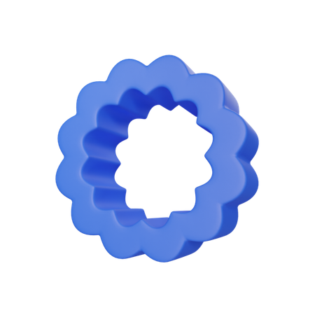 Espiral redonda  3D Icon