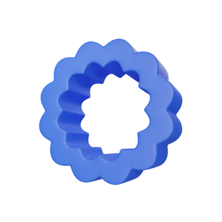 Espiral redonda  3D Icon