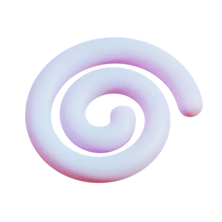 Espiral abstrata  3D Icon