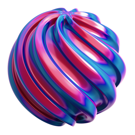 Espiral abstrata  3D Icon