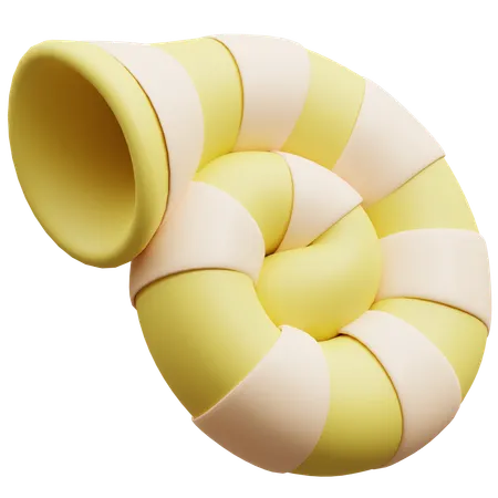 Concha espiral  3D Icon