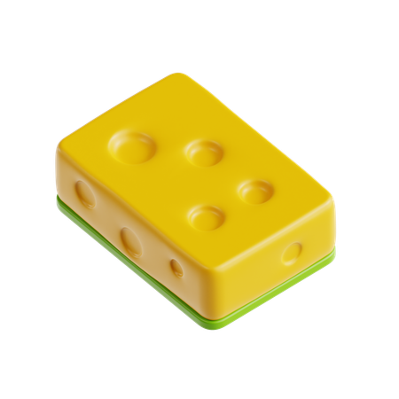 Esponja  3D Icon