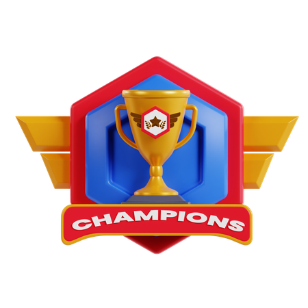 Campeão esportivo  3D Icon