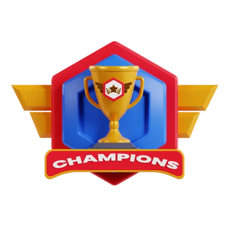 Campeão esportivo  3D Icon