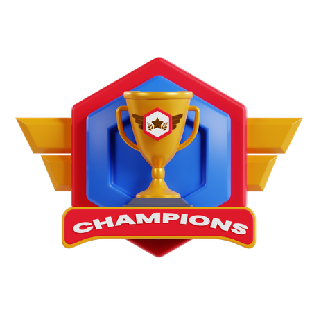 Esport Champion  3D Icon