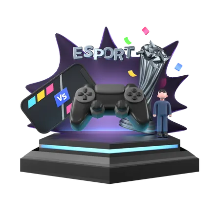Esport Industry  3D Icon