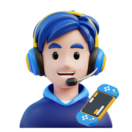 Esport Player  3D Icon