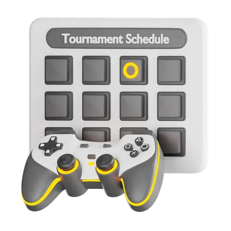 Esports Tournament Schedule  3D Icon