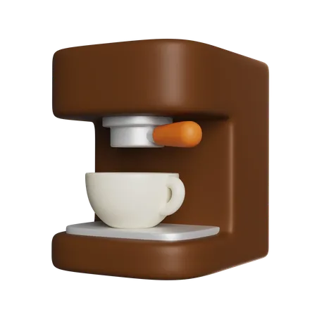 Espresso Coffee Machine  3D Icon