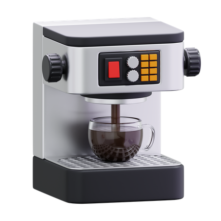 Espresso Coffee Machine  3D Icon