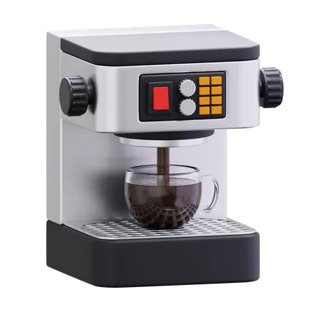 Espresso Coffee Machine  3D Icon