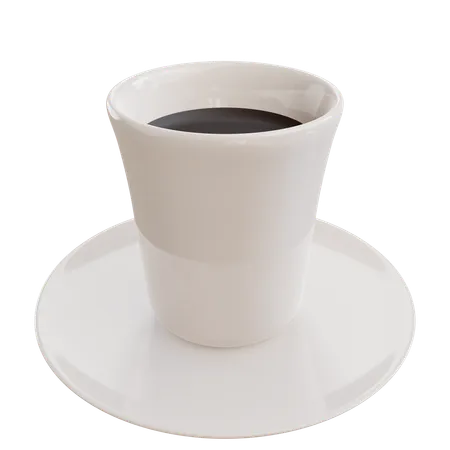 3 D Cup Of Espresso Coffee Illustration With Transparent Background 3D Icon
