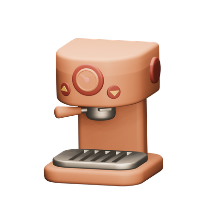 エスプレッソマシン  3D Icon