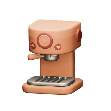 エスプレッソマシン  3D Icon